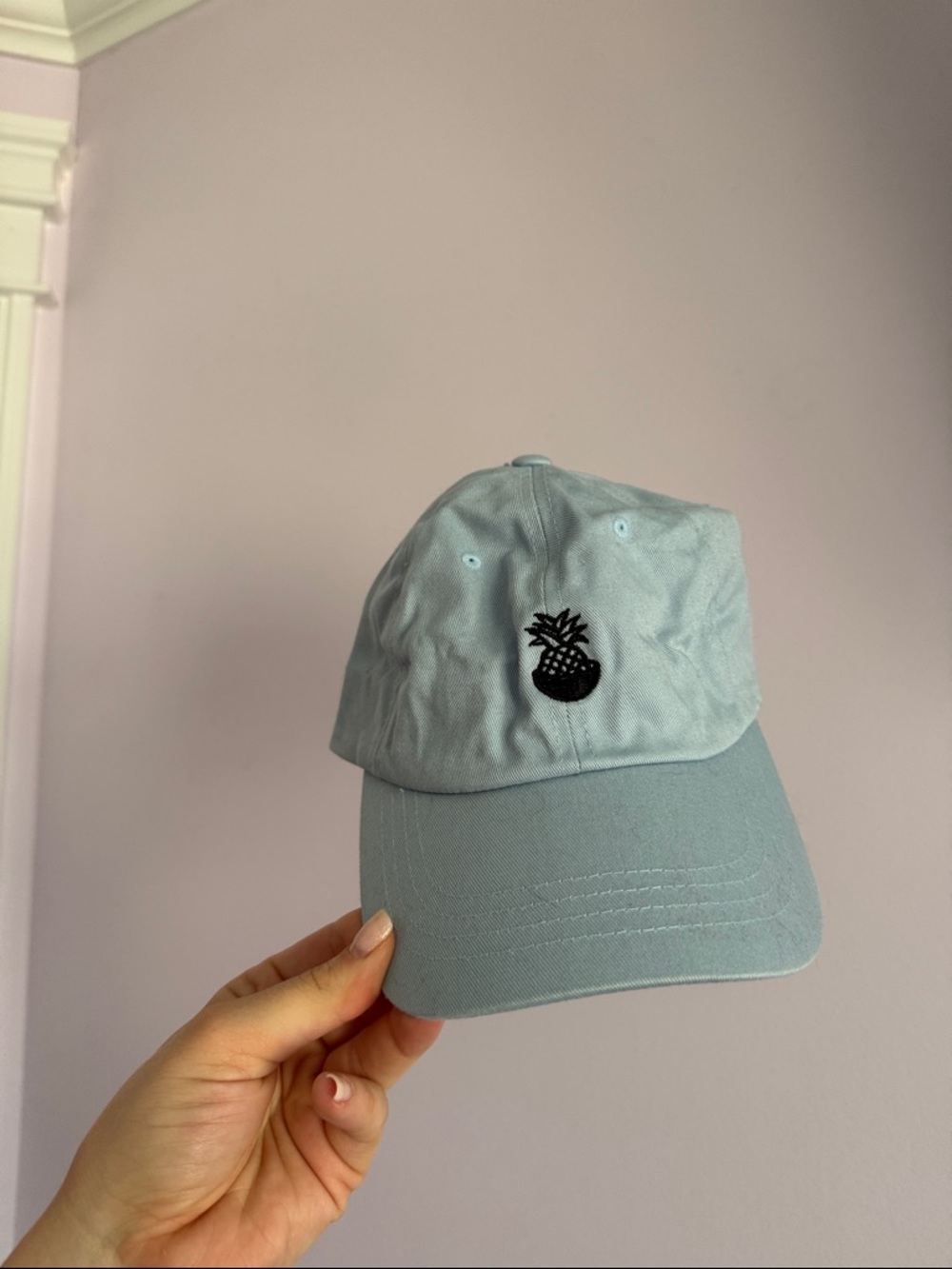 Classic Pale Blue Pineapple Cap